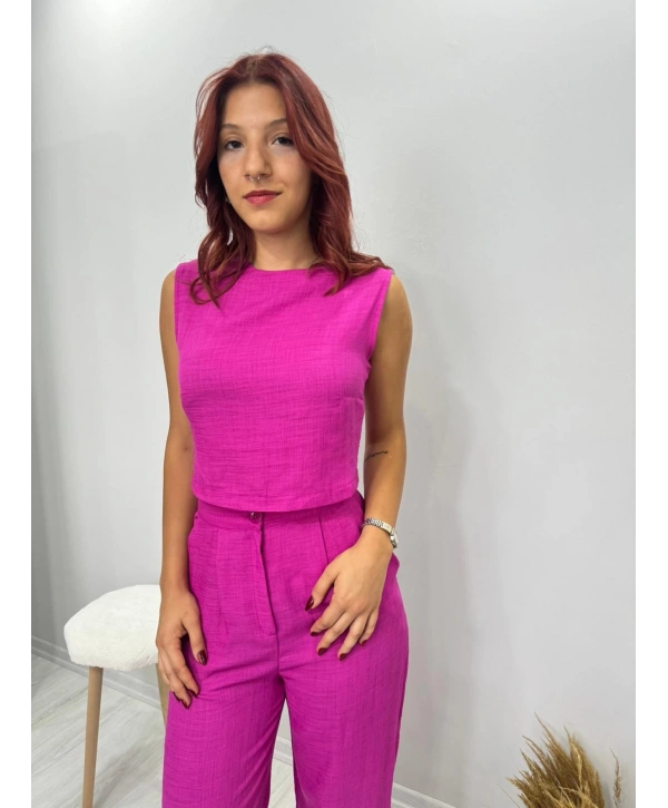 FUŞYA SIRT FERMUARLI TAKIM