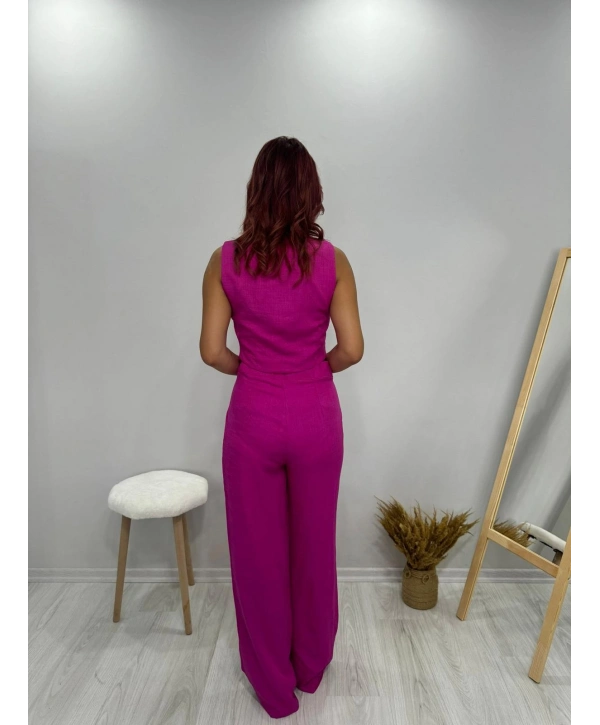 FUŞYA YELEKLİ TAKIM