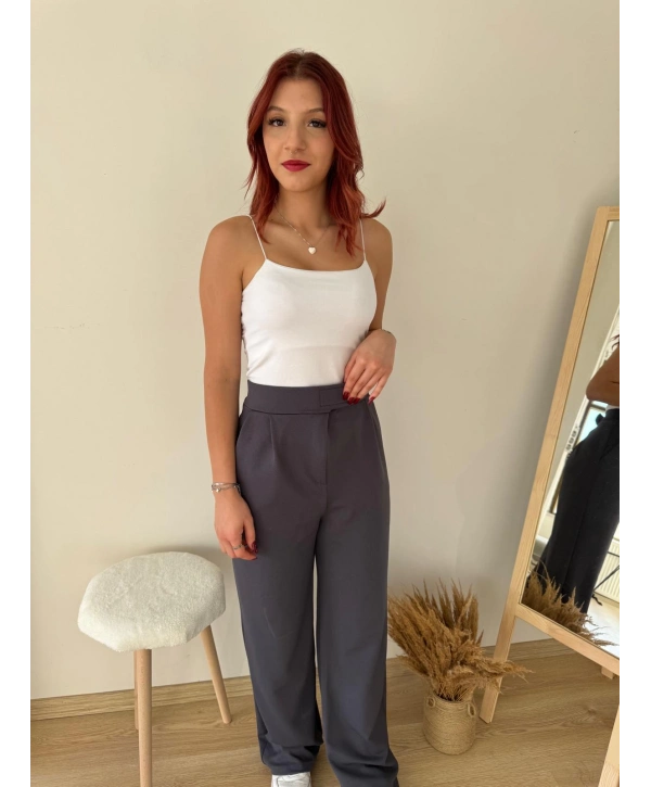 GRİ CIRTLI PANTOLON