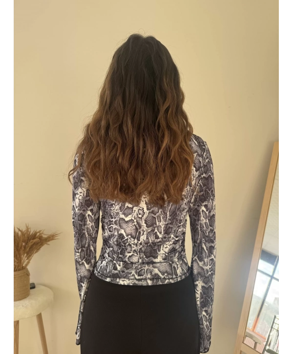 VENEZIA LEOPAR DESEN BLUZ