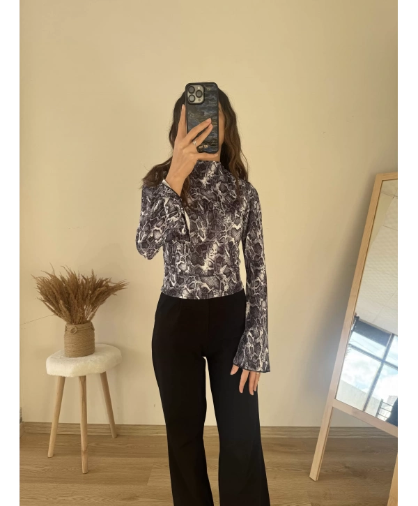 VENEZIA LEOPAR DESEN BLUZ