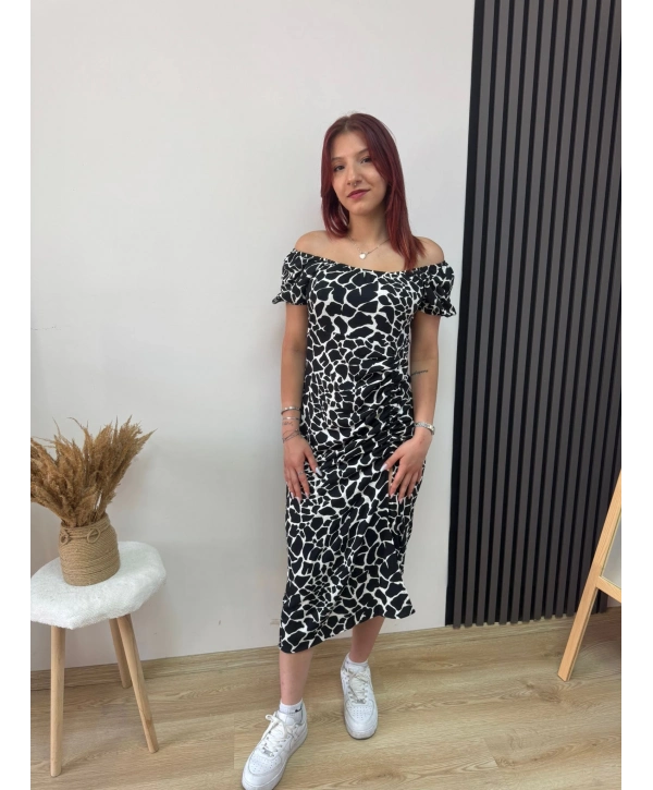 YIRTMAÇLI YAZLIK ELBİSE