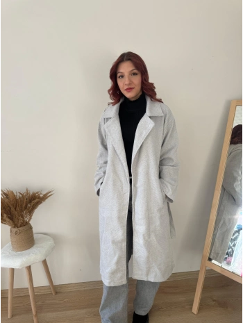 AÇIK GRİ KAŞE KABAN