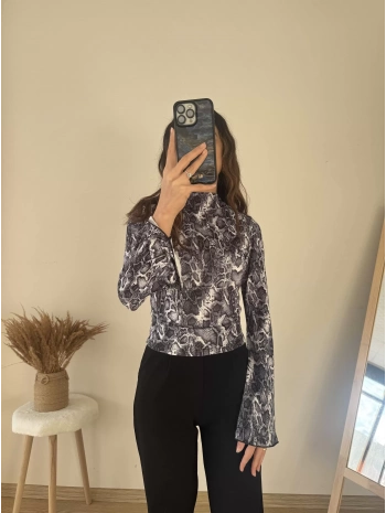 VENEZIA LEOPAR DESEN BLUZ
