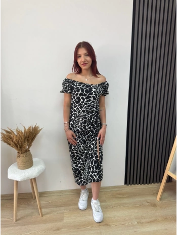 YIRTMAÇLI YAZLIK ELBİSE