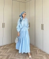 Ema Vual Elbise - Mavi