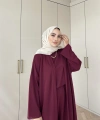Ahsen Kimona Takım 3lu Set - Bordo