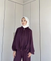 Ayşan Oversize Takım - Bordo