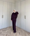 Ayşan Oversize Takım - Bordo