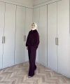 Ayşan Oversize Takım - Bordo