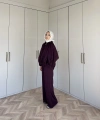 Ayşan Oversize Takım - Bordo