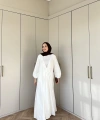 Liva Kimona Elbise - Beyaz