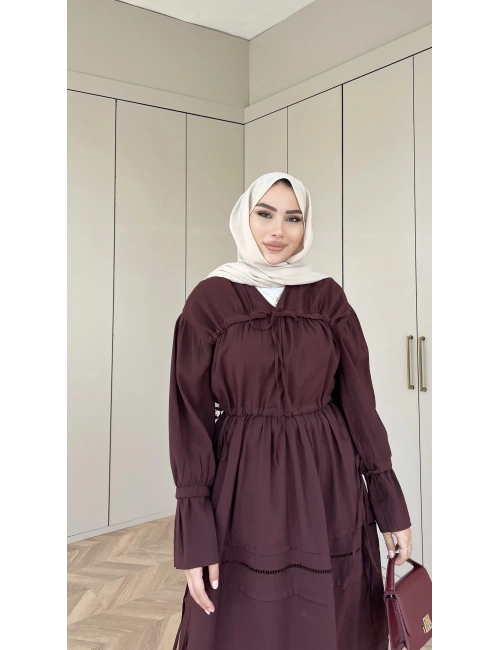 Nursu Elbise - Bordo