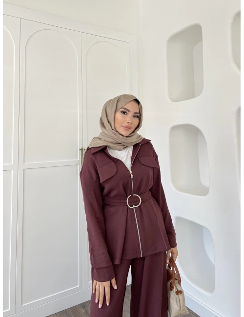 Halen Oysh Takım - Bordo