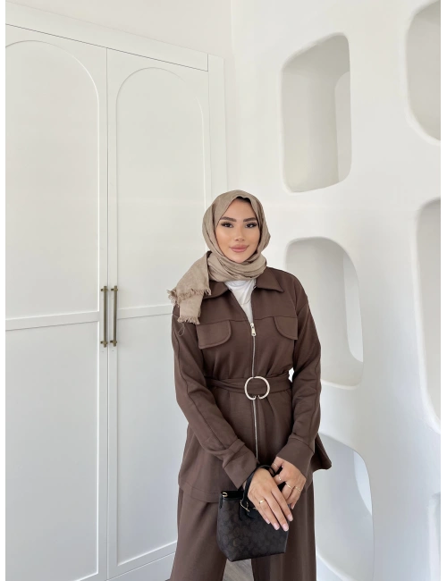 Halen Oysh Takım - Kahve