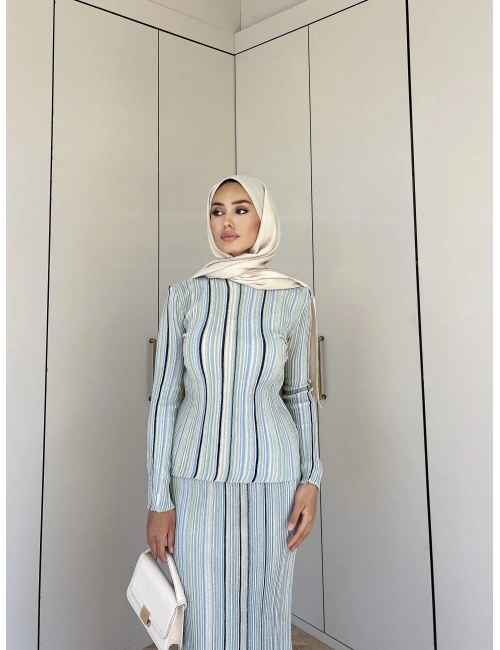 Simli Reyya Takım - Mavi