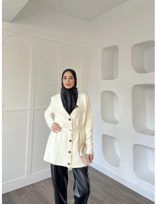 Angora Hırka - Krem