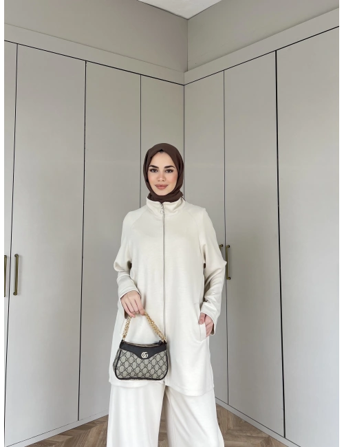 Desli Oysh Takım - Krem