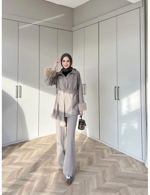 Hale Kemeri Panpon Takım - Bej