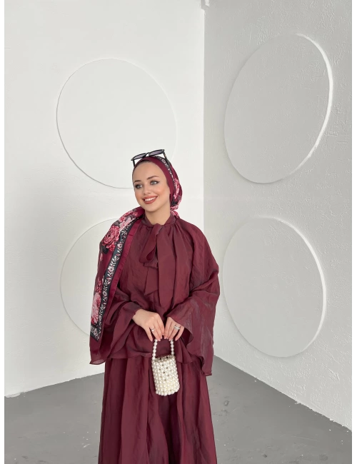 Ahsen Etekli Takım - Bordo