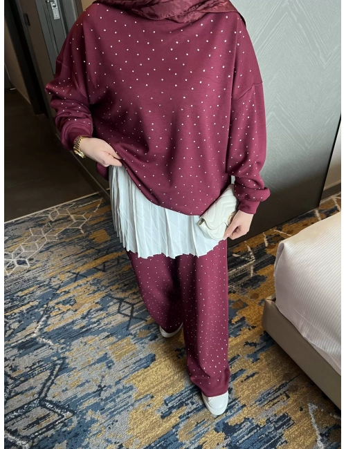 Alt Kısmı Fırfırlı Beli Lastikli İçlik - Beyaz