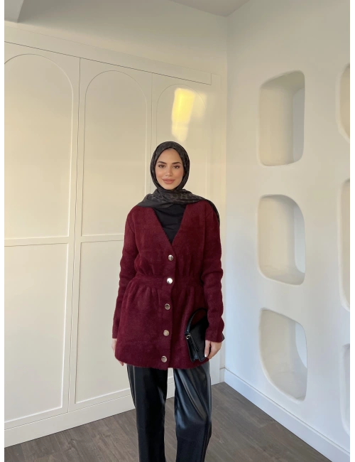 Angora Hırka - Bordo