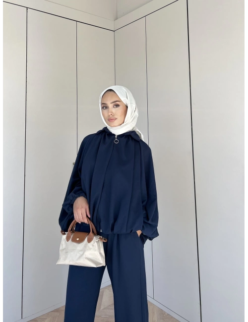 Ayşan Oversize Takım - Lacivert