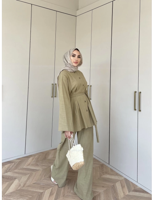 Basla Keten Takım - Haki
