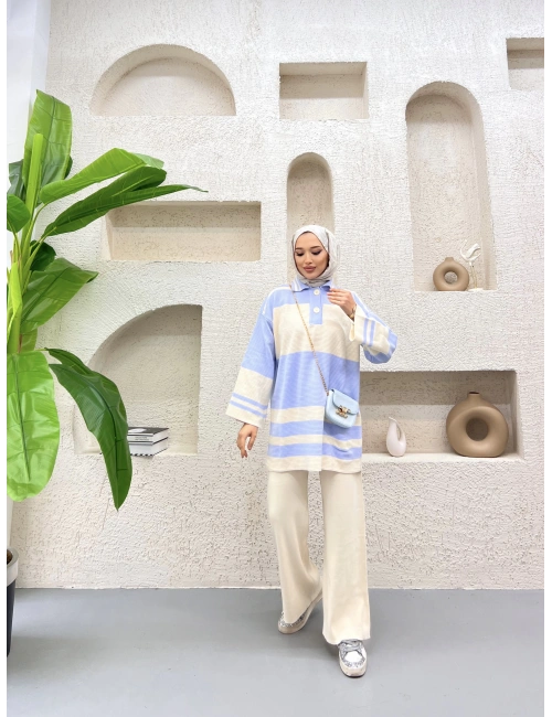 Biens Triko Takım Bebe Mavisi