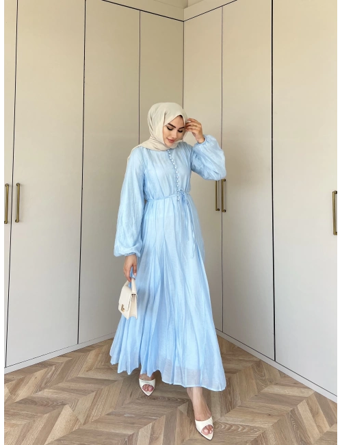 Buse Elbise - Mavi