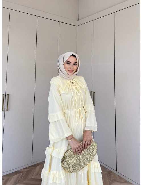 Doğa Elbise - Sarı