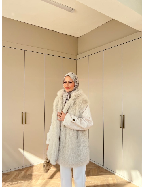 Esma Kürk Mont - Bej
