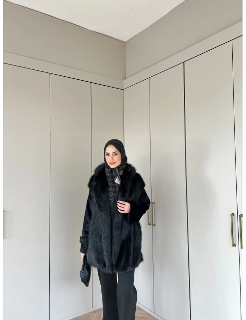 Esma Kürk Mont - Siyah