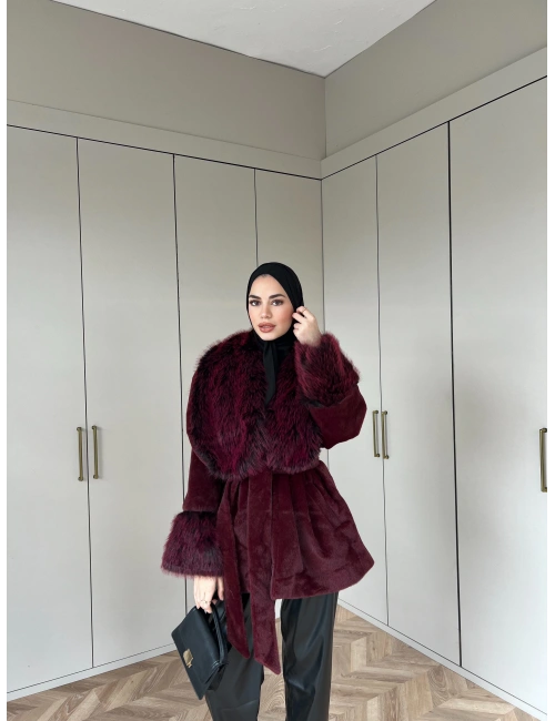 Gesso Kürk Mont - Bordo