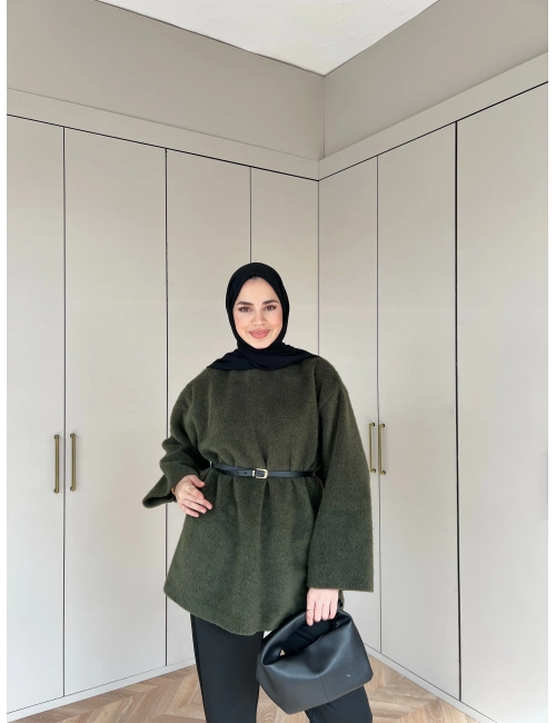 Kıraçlı Kazak - Yeşil (ÖN SİPARİŞ)