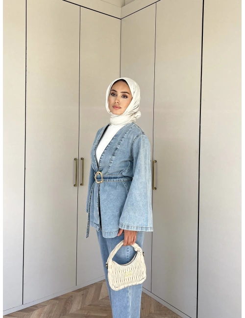 Makka Kot Takım - Acık Mavi