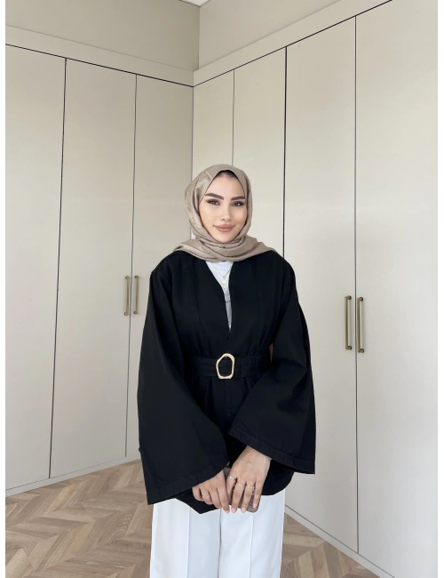 Meriç Kot Ceket - Siyah