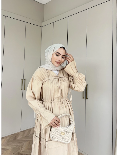 Nursu Elbise - Bej