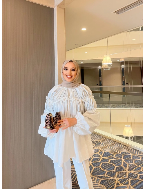 Papatya Gömlek - Beyaz