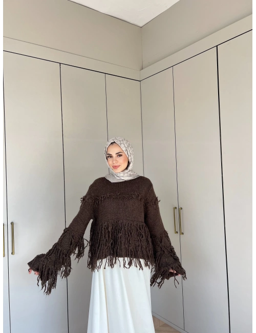 Püskül Kazak - Kahve