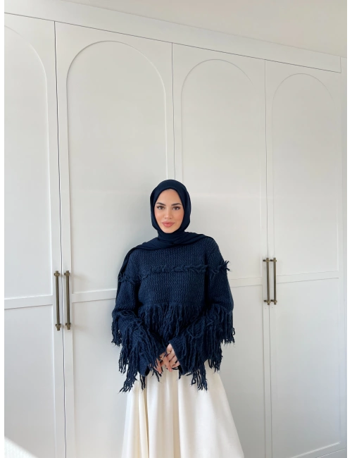 Püskül Kazak - Lacivert