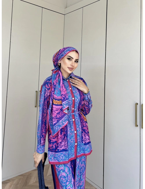 Şazze Desenli Takım