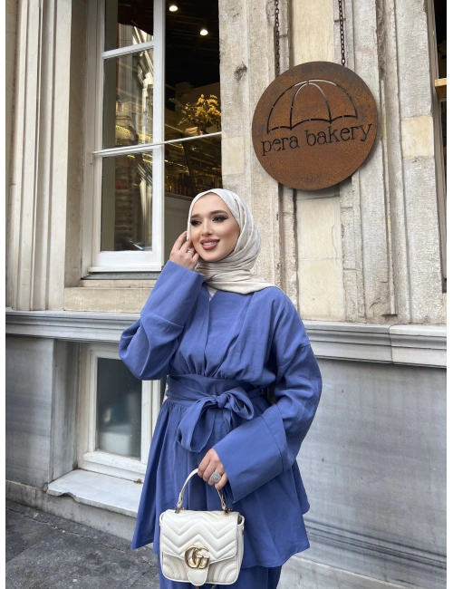 Sude Bağlamalı Takım - İndigo