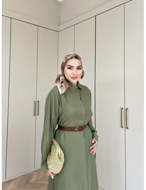 Tezza Elbise - Yeşil