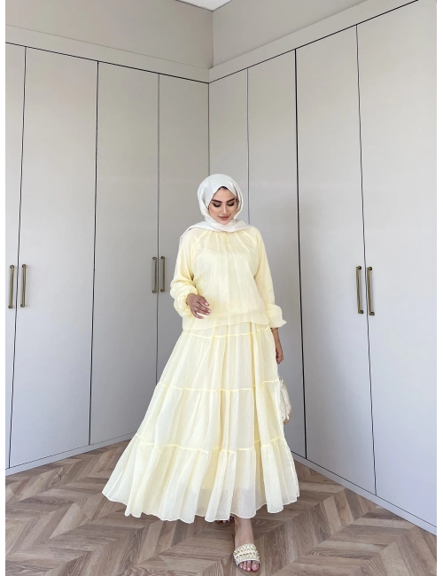 Yıldız Etekli Takım - Sarı