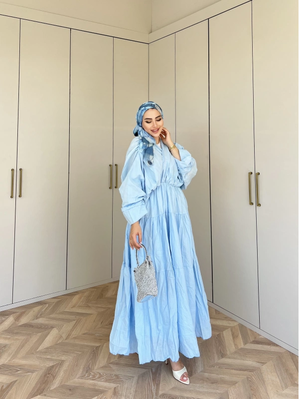 Ema Vual Elbise - Mavi