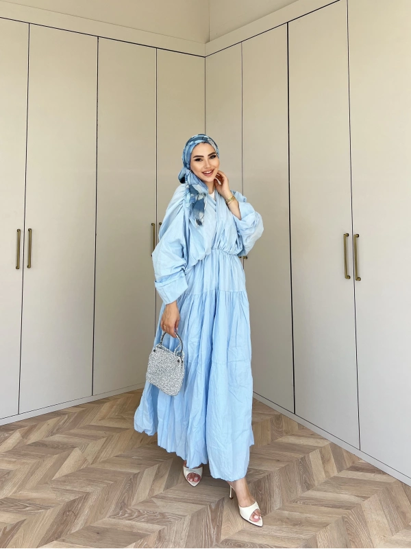 Ema Vual Elbise - Mavi