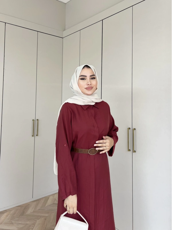 Tezza Elbise - Bordo