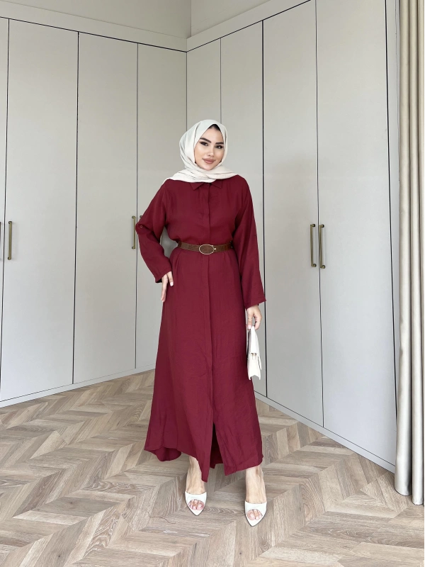 Tezza Elbise - Bordo