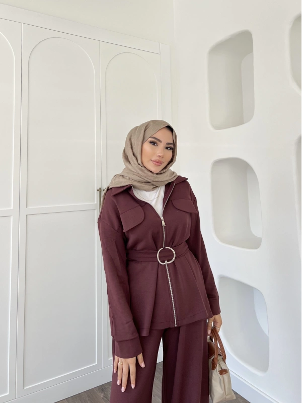 Halen Oysh Takım - Bordo